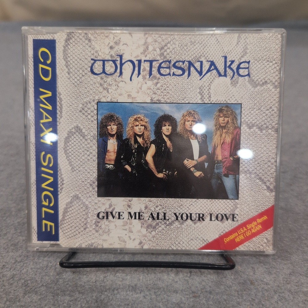 Whitesnake Give Me All Your Love CD Maxi Single Here I Go Again 1987 EMI CDEM 23